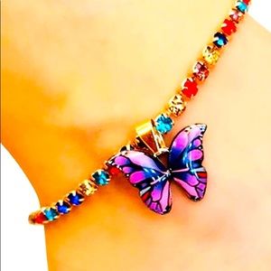 Multi color anklet